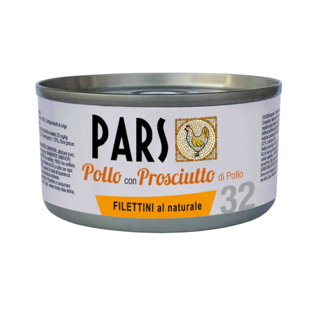 i Filettini al naturale Pollo con Prosciutto di Pollo g 85
