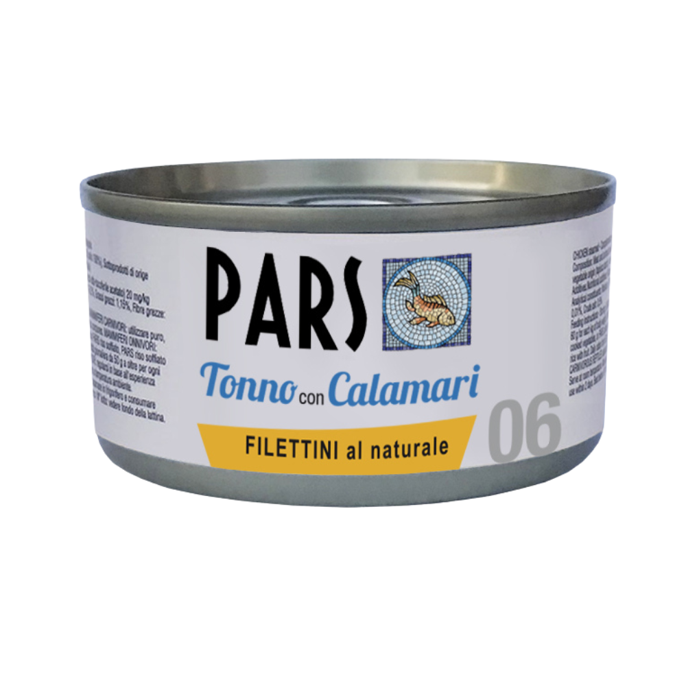 i Filettini al naturale Tonno con Calamari g 85